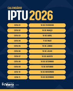 O IPTU 2026 já está disponível para emissão online